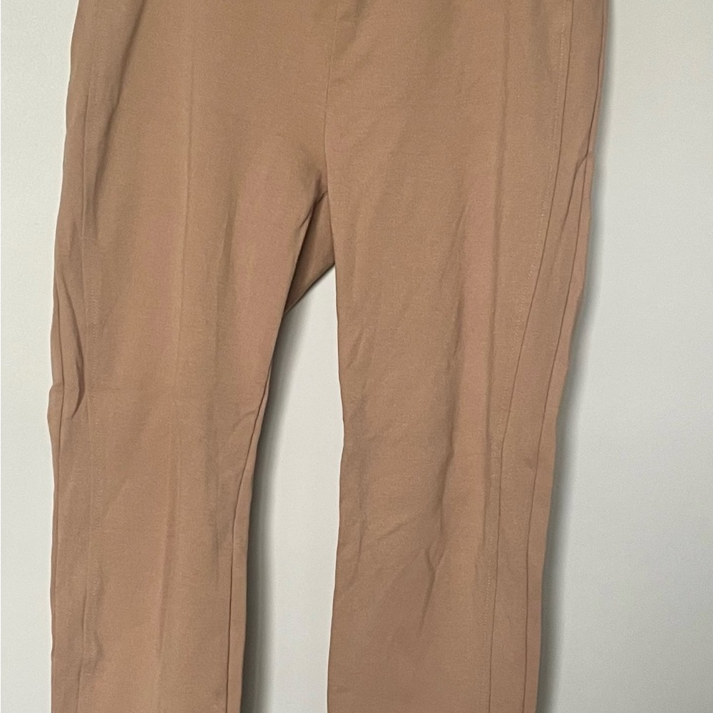 Tan Casual Pull On Pants